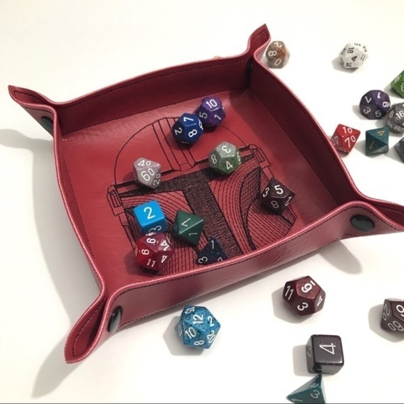 Mandalorian Helmet Dice Tray - Black - Picture 5 of 6